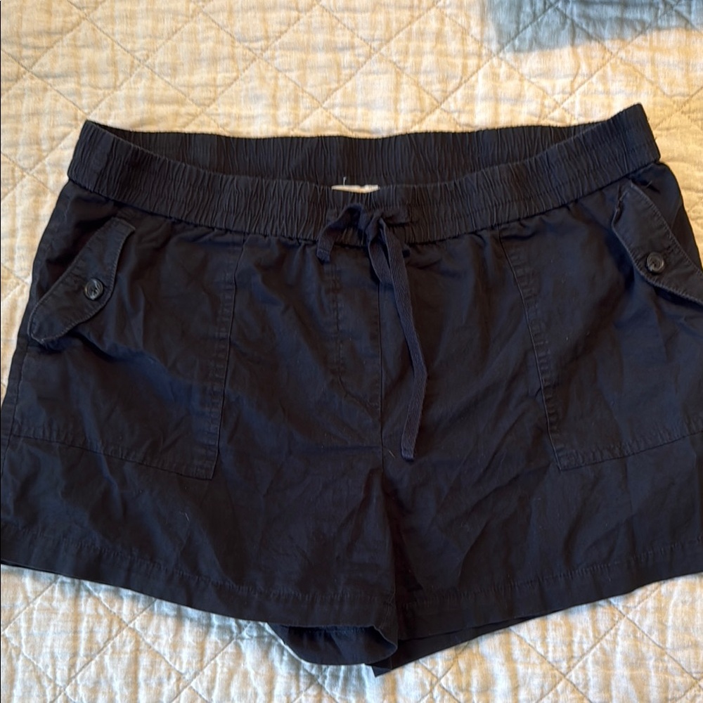 Loft drawstring cotton shorts - Picture 1 of 5